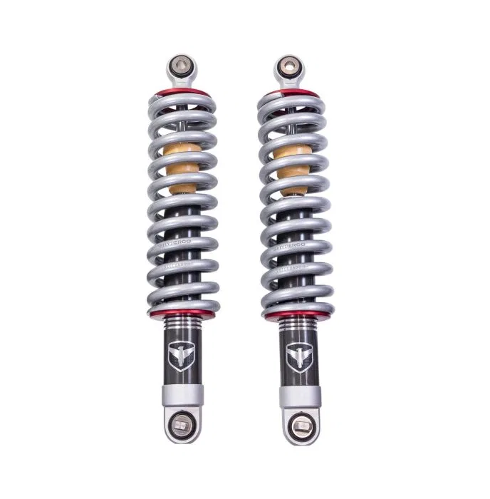 92-39440 – READYLIFT Coil Over Shock Absorber, Non-Adjustable Valving 4 Inch Lift Pigtail Spring Black/ Gray Set Of 2...
